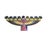 Postmodern Vintage Hand Painted Ceramic Studio Pottery Menorah For Sale - Image 3 of 16