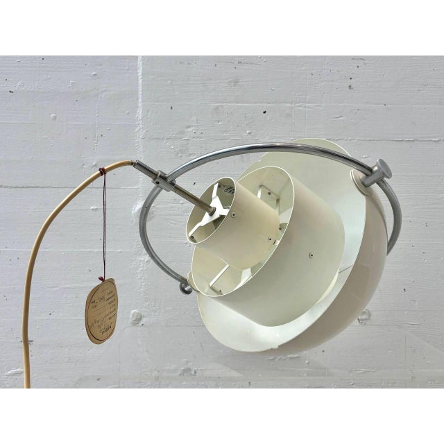 Pendant Lamp with Chrome Ring by Louis Weisdorf for Lyfa, Denmark, 1960s For Sale - Image 12 of 18
