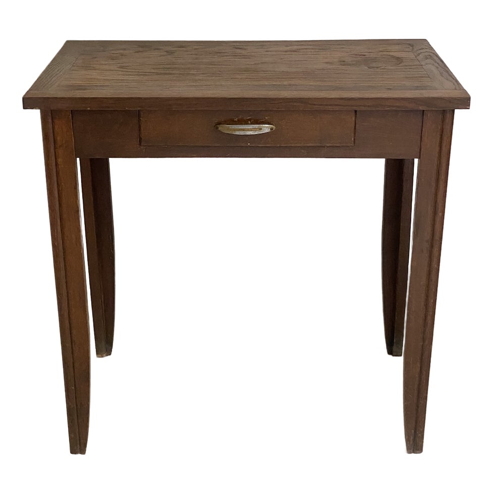 Small Vintage Desk in Wood, 1950s | Chairish