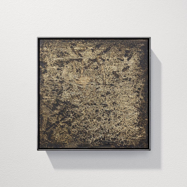 Mats Wieslander, Whispers of the Forest No 4, 2025, Acrylic and Ink on Oxidized Sheet Metal For Sale - Image 6 of 6