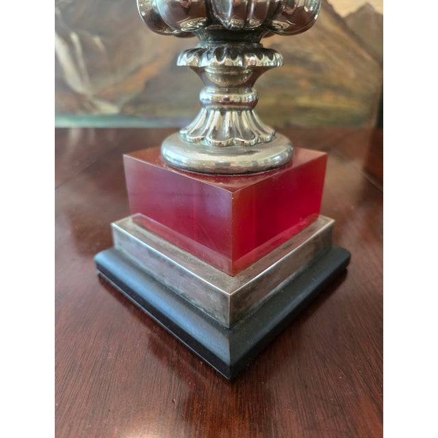 1960s Vintage Mid Century Modern Trophy Chrome Bakelite For Sale - Image 5 of 6