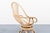 Set of Vintage Bamboo Lounge Chair & Ottoman For Sale - Image 9 of 13