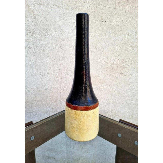 Modern Italian Glazed Ceramic Vase by Bruno Gambone, Italy, 1970s For Sale - Image 11 of 14