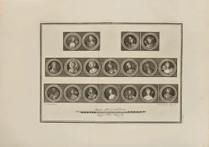 Ferdinando Campana, Status Hierarchy Roman Empire, Etching, 18th Century