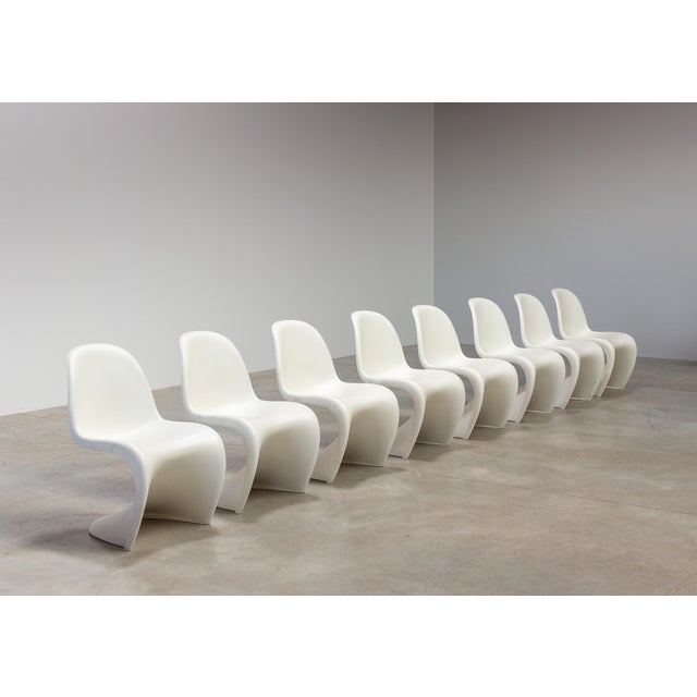 Dining Chairs Vitra by Verner Panton for Vitra, 1990s, Set of 8 For Sale - Image 9 of 11