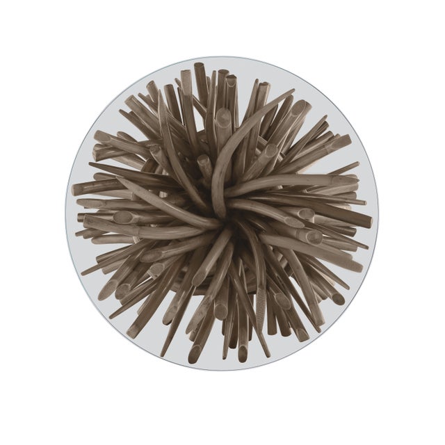 This piece is available only as shown, and will ship in 2-3 weeks. A striking end table from Century Furniture's...