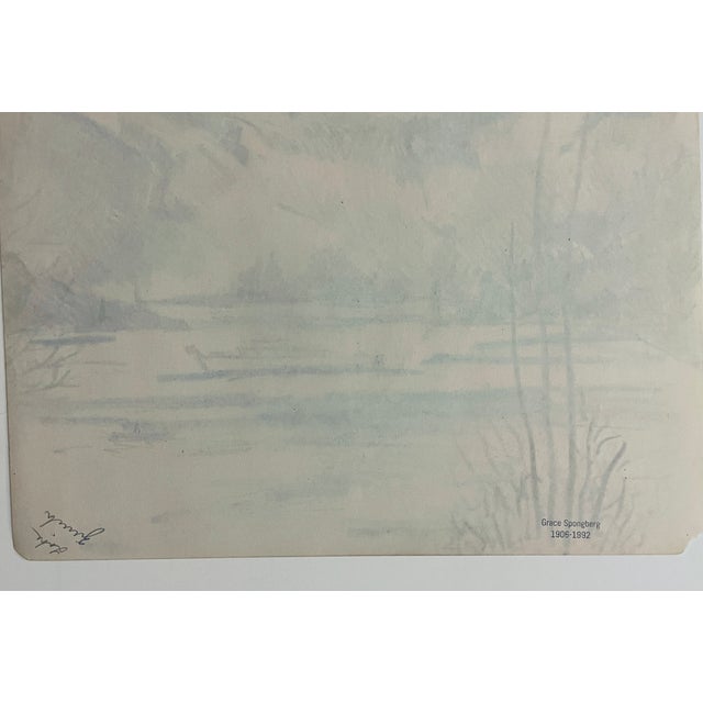Traditional 1950s Grace Spongberg Lake Zurich Switzerland For Sale - Image 3 of 3