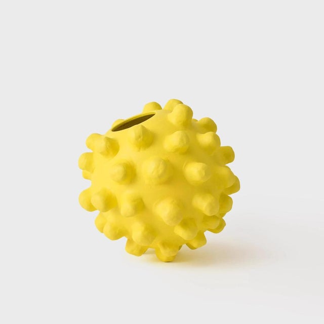 Sun Sculpture in Ceramic by Liliana Silva. Signed by Liliana Silva. Dimensions: W 48 x D 48 x H 42 cm. Materials: Ceramic....