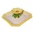 Vintage "Cali "Ceramic Lotus Flower Lily Pod 3DFrog Chip & Dip Platter For Sale - Image 9 of 9