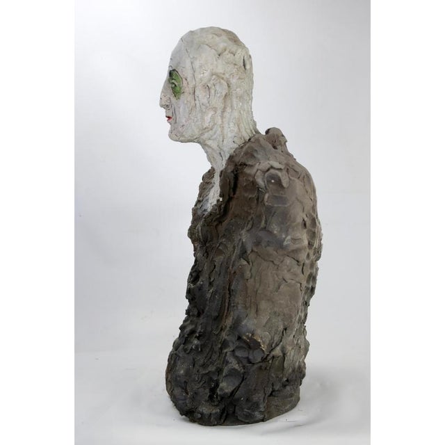 Figurative Ceramic Bust Sculpture by Óscar Aldonza Torres, 2021 For Sale - Image 13 of 18