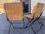 Wood Vintage French Cafe Folding Dining Set Including 4 Chairs For Sale - Image 7 of 7