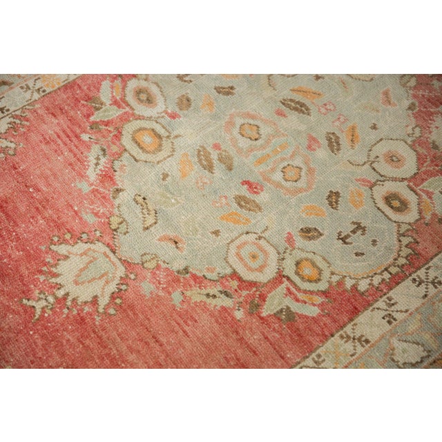 1960s Vintage Turkish Oushak Medallion Multicolor Wool Rug For Sale In New York - Image 6 of 10