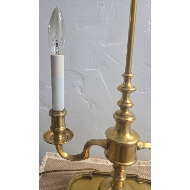 1960s Frederick Cooper Brass Bouillotte Lamp For Sale In Jacksonville, FL - Image 6 of 12