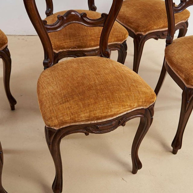 Louis Philip Style Chairs, Set of 6 For Sale - Image 3 of 7