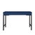 David Francis Maple Writing Desk - Light Blue For Sale - Image 4 of 8