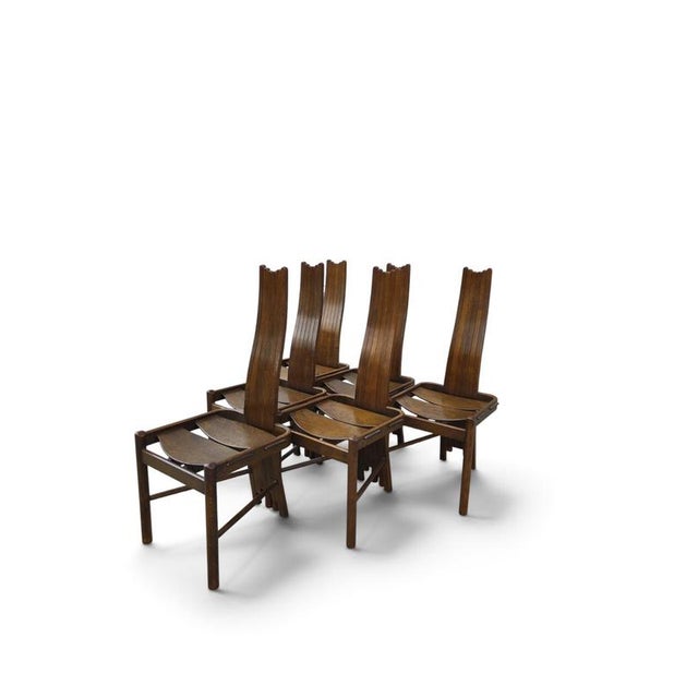Norwegian Dining Chairs from Allmilmö, Set of 6 For Sale - Image 4 of 8