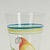 Glass Vintage Set of Eight Footed Drinking Glasses With Painted Parrots For Sale - Image 7 of 11