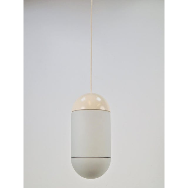 Vintage Pill Pendant Lamp in Milk Glass from Peill & Putzler, Germany, 1960s For Sale - Image 11 of 15