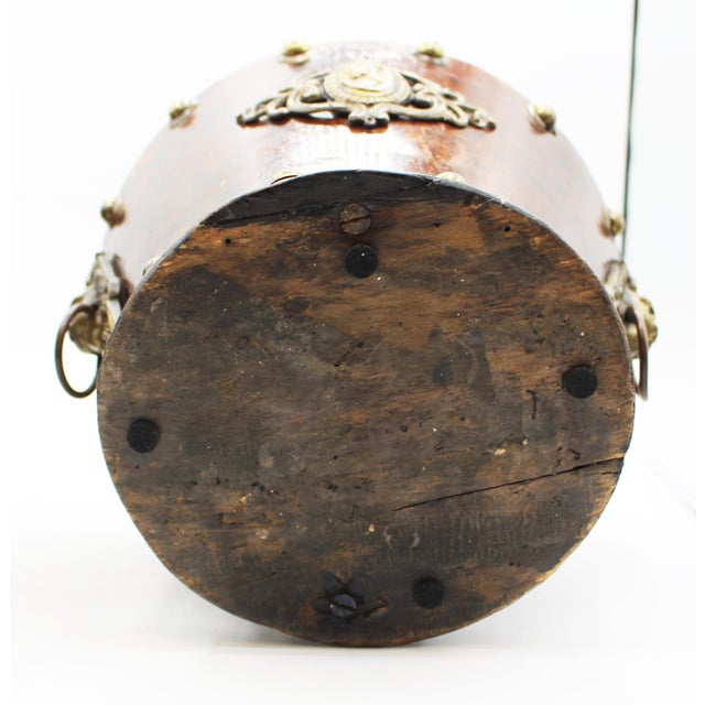 Brown Pair of French Napoleon III Period Walnut, Bronze, & Brass Jardinieres For Sale - Image 8 of 13