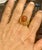 7 Carat Jasper Cabochon 18 Karat Yellow Gold Classic Wide Ring For Sale - Image 9 of 18