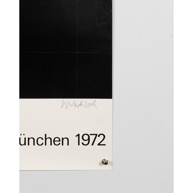 Paper Munich 1972 Olympic Games Olympic Poster by Paul Wunderlich For Sale - Image 7 of 9