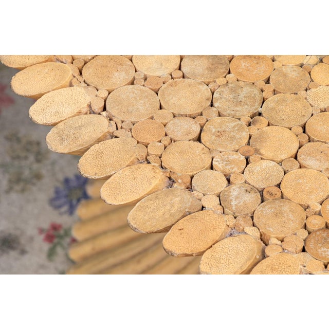 McGuire 1970s Mid-Century Wheatsheaf Coffee Table Attributed to John McGuire For Sale - Image 4 of 10