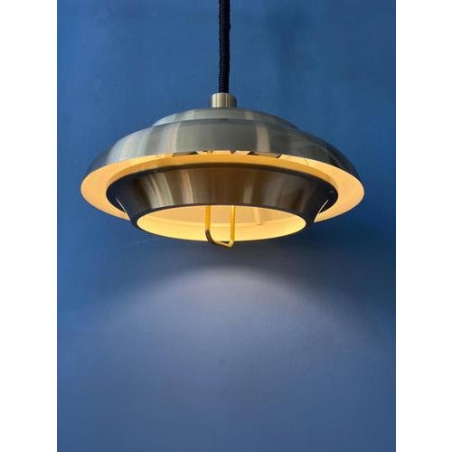 Mid-Century Modern Space Age UFO Pendant Lamp from Dijkstra For Sale - Image 4 of 13