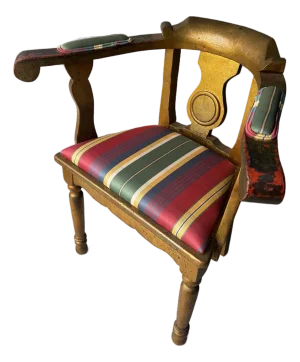 Early 1900’s Gilded Corner Accent Chair