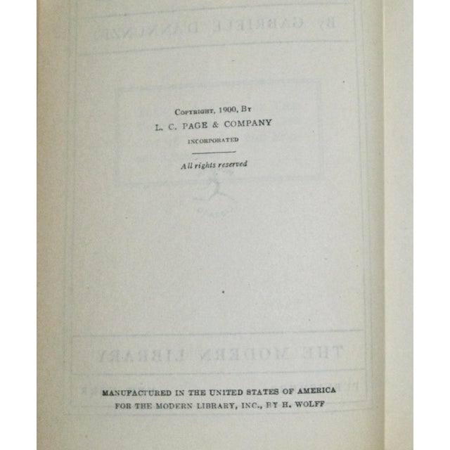 1930s Vintage The Flame of Life, by Gabriele D’Annunzio, Published for the Modern Library For Sale - Image 10 of 13