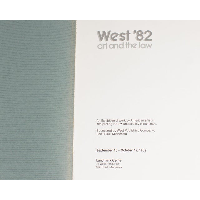 “West ‘82 Art and the Law” 1982 Exhibition Catalogue by Gerard L. Cafesijan For Sale - Image 4 of 10