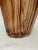 Tan Vintage Frenc;h Country Faux Bois Ceramic Vase, Brown & Cream For Sale - Image 8 of 9