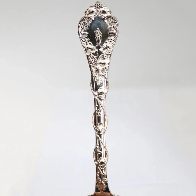 Early 21st Century French Odiot Demidoff Sterling Silver Fish Serving Fork For Sale - Image 4 of 8