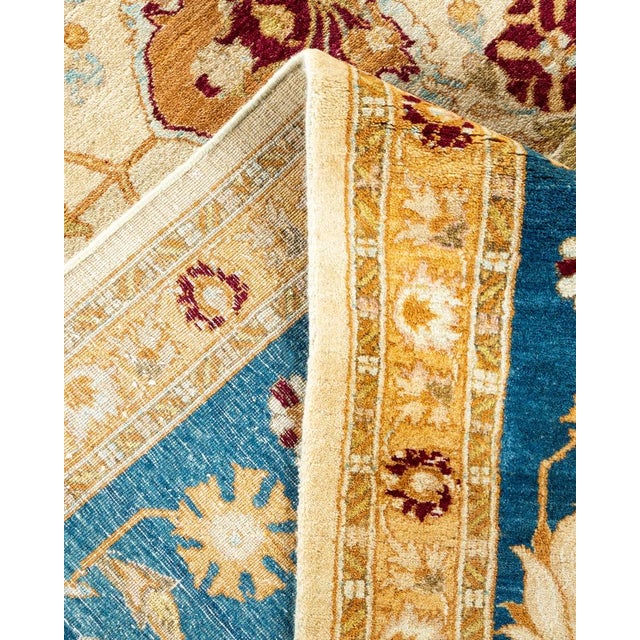 Mogul, One-of-a-Kind Hand-Knotted Area Rug in Ivory, 8' 1" x 9' 9" For Sale In New York - Image 6 of 8
