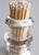 1930s Vintage Sterling Silver & Glass Match Striker Holder For Sale - Image 5 of 9