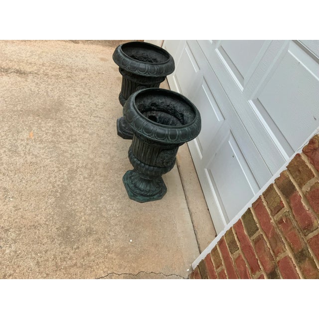 Vintage Bronze Mainland Smith Planters - Set of 2 For Sale In Atlanta - Image 6 of 11