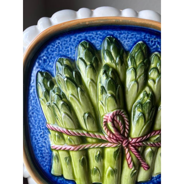Set of 2 - Vintage Gailstyn-Sutton Towle Company Handpainted Asparagus Mold For Sale - Image 11 of 12