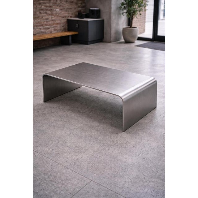Not Yet Made - Made To Order Flow Sculptural Waterfall Coffee Table in Aluminum by Veliento For Sale - Image 5 of 7