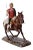 Vintage Bordallo Pinheiro Palissy Ware, Earthenware, Majolica Horseman Figurine For Sale