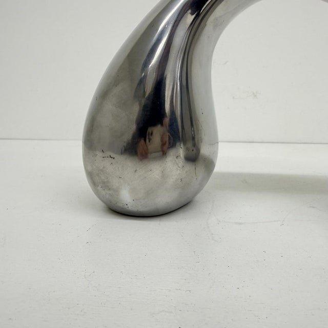 Biomorphic Sculpture Object in Aluminum by Eva & Peter Moritz for Ikea, 1980 For Sale - Image 10 of 18