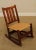 Stickley Antique L & J. G. Stickley Mission Oak Nursing Rocker For Sale - Image 4 of 13