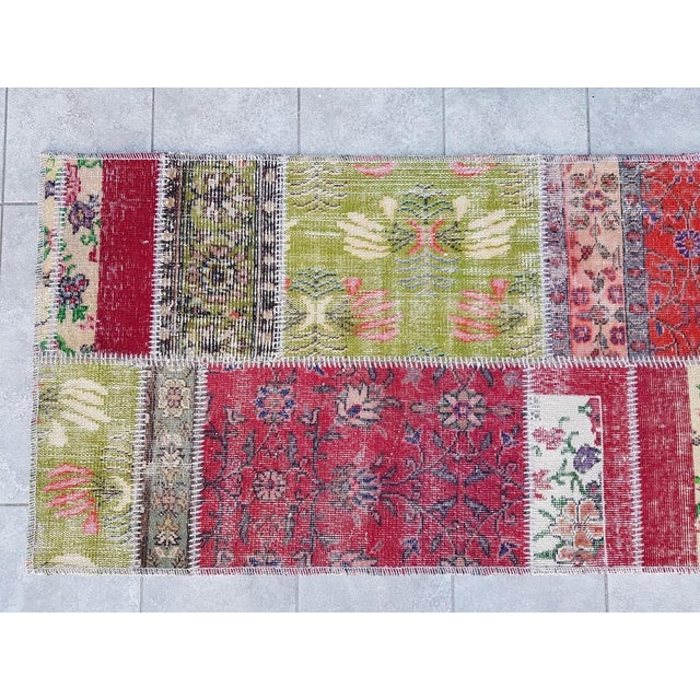 Bohemian Mid 20th Century Wool Runner For Sale - Image 6 of 10