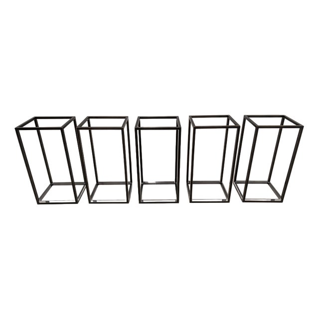 Drake Wall Shelves in Bronze from Port 68, Set of 5 For Sale
