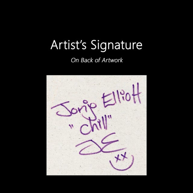 "Chill" Original Artwork by Jonjo Elliott For Sale - Image 9 of 10
