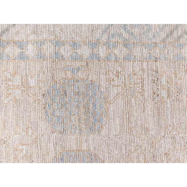 Modern Samarkand Fragment Runner in the Style of Savonnerie by Doris Leslie Blau For Sale - Image 9 of 11