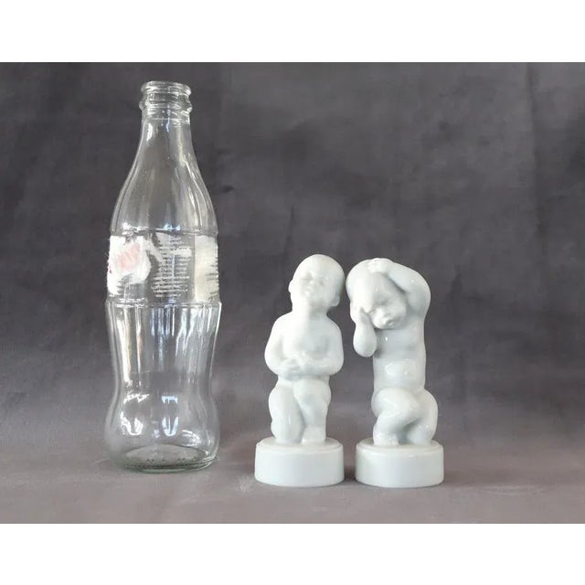 Ceramic Porcelain Figurines by Bing & Grondahl, 1980s, Set of 2 For Sale - Image 7 of 9