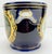 Manufacture de Sevres 19th Century, Sevres Cobalt Porcelain & Hand Painted Jardiniere or Cache Pot For Sale - Image 4 of 12