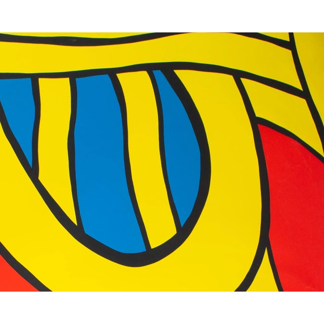 Abstract Nicholas Krushenick 1965 Serigraph Exhibition Poster For Sale - Image 3 of 10