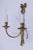 1950s Pair of French Style Brass Electric Sconces For Sale - Image 4 of 11