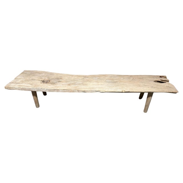 Andrianna Shamaris Sculptural Antique Teak Wood Bench For Sale In New York - Image 6 of 18