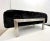 1970s Italian Vintage Black Faux Fur Steel Bed Stool Bench For Sale - Image 13 of 13